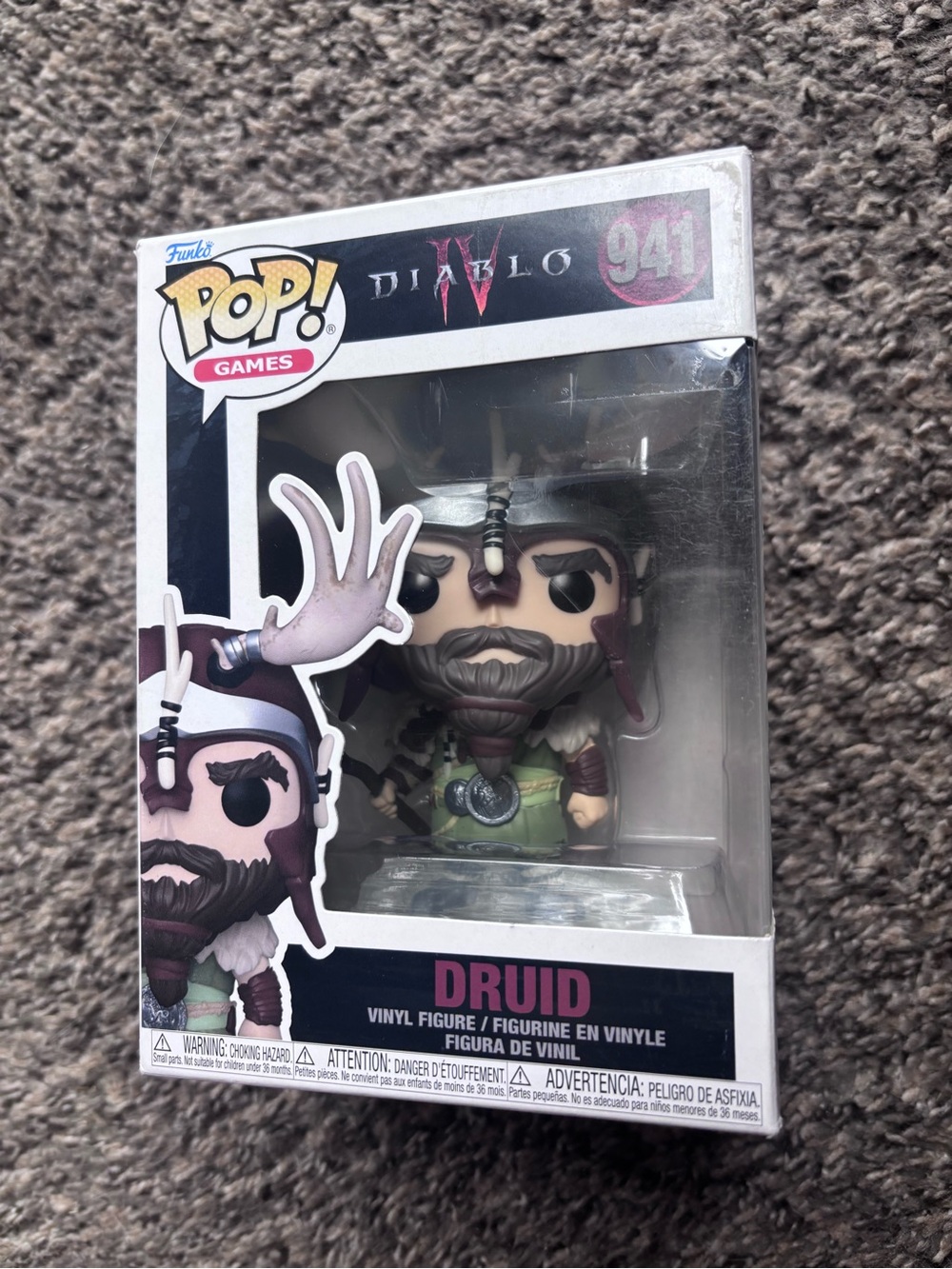 Funko Pop! Diablo IV Druid Vinyl Figure - Green & Brown